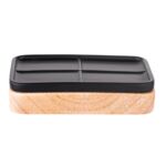 Mydelniczka z drewnianą podstawą 12,5 x 8 x 2 cm ALTOM