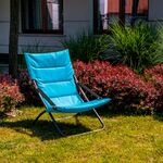 Leżak plażowy Verde niebieski