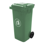 Pojemnik na odpady 120 l zielony MIRPOL