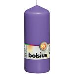 Świeca pieńkowa 15 x 5,8 cm fioletowy BOLSIUS