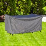 Pokrowiec premium na zestaw mebli ogrodowych  185 x 125 cm szary