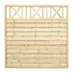 Płot z ornamentem 180 x 180 cm