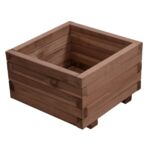 Donica 40 x 24 x 40 cm brąz