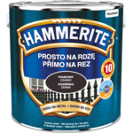 Farba antykorozyjna Prosto na rdzę Piaskowy Czarny 2,5 l Hammerite