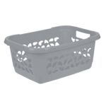 Kosz na pranie Jost 55 cm szary 32 l Keeeper