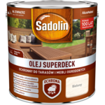 Olej do tarasów i mebli ogrodowych Superdeck Bielony 2,5 l Sadolin