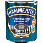 Farba antykorozyjna Prosto na rdzę Piaskowy Ciemny Szary 0,7 l Hammerite