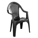 Krzesło Monoblok wysoki grafit