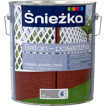 Farba Beton-Posadzka szary jasny 10 l ŚNIEŻKA