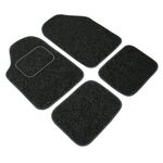 Dywaniki materiałowy czarno-szare "CLASSIC"