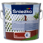 Farba Beton-Posadzka czerwony tlenkowy 3 l ŚNIEŻKA