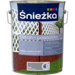 Farba Beton-Posadzka szary jasny 5 l ŚNIEŻKA