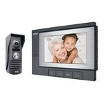 Wideodomofon Pluton G VDP-22A3 7" otwieranie 2 wejść grafitowy EURA