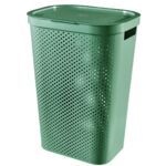 Kosz na bieliznę Infinity Recycled Zielony 60L