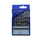 Wiertło do metalu HSS głęboko szlifowane 1,5 - 6,5 mm, zestaw: 13 sztuki Drel