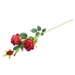 Róża gałązka welur 72 cm