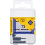 Końcówka Torx T9 x 25 mm, komplet: 3 sztuki Condor