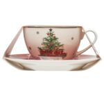 Filiżanka ze spodkiem Christmas Tree 200 ml