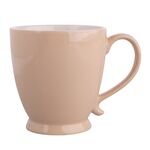 Filiżanka jumbo na stopce Urban Kolory Ziemi 400 ml beżowa