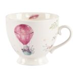 Filiżanka jumbo na stopce Pastelowa Wiosna 350 ml