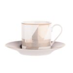 Filiżanka ze spodkiem Modern Art 200 ml