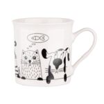 Kubek prosty z wywiniętym rantem Cool Friends 250 ml biały