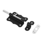 Zasuwka uniwersalna czarna 7,5 cm