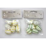 Drewniane jajka 3,5 cm 6 sztuk