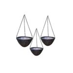 Komplet 3 doniczek zawieszanych daj-ogr wenge