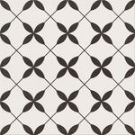 Gres szkliwiony Clover Pattern patchwork black 29,8 x 29,8 cm gat. I