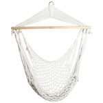 Krzesło brązowe ecru 90 x 70 cm