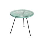 Stolik Arthur 50 cm miętowy okrągły