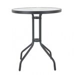 Stolik bistro 60 cm grafitowy okrągły