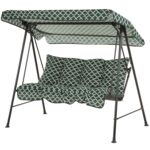 Huśtawka Tora H028-02PB zielono-biała