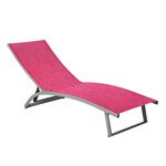 Łóżko plażowe Summer fuksja