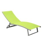 Łóżko plażowe Summer limonka