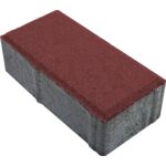 Kostka Holland 4 x 10 x 20 cm czerwony POLBRUK