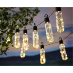 Girlanda solarna LED czarna