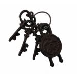 Dekoracja pęk kluczy z kłódką 6,6 cm