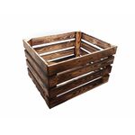 Skrzynka drewniana opalana 50 x 40 x 30 cm L2713