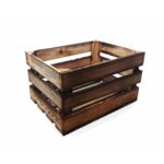 Skrzynka drewniana opalana M 40 x 30 x 21 cm