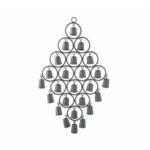 Dzwonki wiatrowe patynowane 43 cm