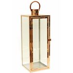 Latarnia na świece Barcelona L miedź 50 x 18 cm