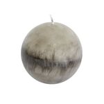 Świeca kula czarna 8 x 8 cm santa ana