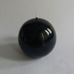 Świeca klasyczna kula K-2 lakier czarny 56 mm