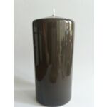 Świeca klasyczna pieńkowa 15 x 7 cm lakier czarna