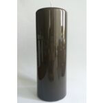 Świeca klasyczna pieńkowa 20 x 7 cm lakier czarna