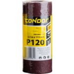 Płótno ścierne rolka 2,5 m 115 mm P120 Condor