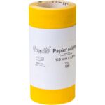Papier ścierny "żółty" rolka 2,5 m 115 mm P120 Condor
