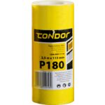 Papier ścierny "żółty" rolka 2,5 m 115 mm P180 Condor